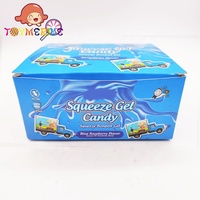 Confiture de gelée fruitée en forme de voiture bonbons liquides saveur de fruits aigres emballés dans des bouteilles de sacs en vrac