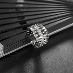 Hot Sale Punk <b>Biker</b> Jewelry Waterproof 18K Gold Plated Silver Rock Hip Hop <b>Ring</b> French Retro Style Trendy Unisex - Product Image 2