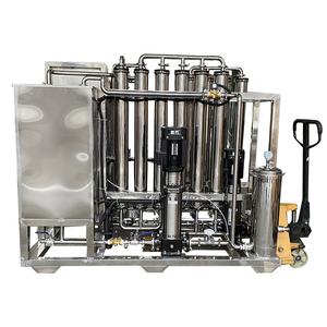 1000LPH système de traitement de l'eau ultra pur RO EDI Machine à eau désionisée 1T RO + système EDI pour l'utilisation du traitement de l'eau industrielle - Product Image 3