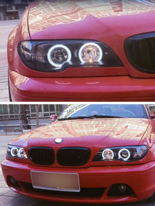 JIEHAO Convient pour <span class=keywords><strong>BMW</strong></span> Série 3 03-05, Ensemble de phares <span class=keywords><strong>E46</strong></span>, lentille LED modifiée, <span class=keywords><strong>Angel</strong></span> Eye, feux de jour, autres - Product Image 6