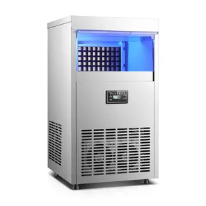Stainless Steel Commercial Ice Maker with 36KGS Storage Auto Cleaning Commercial Undercounter ICE Maker Machine