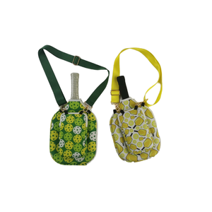 Borsa personalizzata in Neoprene racchetta da ping pong con cinturino con tasca per tazza d'acqua e copertura per Paddle Pickleball - Product Image 4