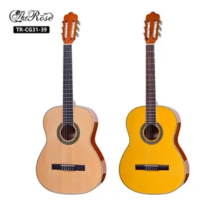 High glossy Spruce top 39 Inches Classical Guitar Full Size Beginner