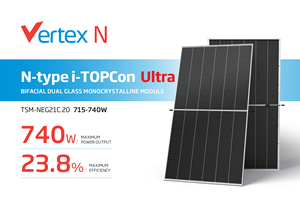 Paneles Solares Bifaciales Trina Solar TSM-NEG21C.20 de 740W/730W/720W/715W, Tipo N, I-TopCon, Panel Fotovoltaico de Doble Vidrio y Media Celda IB - Product Image 5