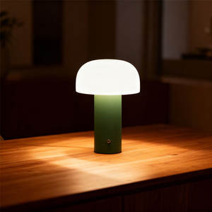 Lampe de bureau transfrontalière de style crème de luxe, à intensité variable, rechargeable par USB, avec fonction tactile en forme de champignon, pour chevet et bureau - Product Image 5
