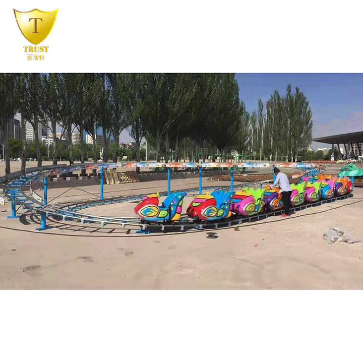 Amusement Park Backyard Ride on Roller Coaster Cart Kids Mini Roller ...