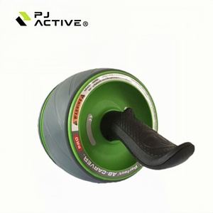 Rueda de Yoga Portátil PINJIAN, <span class=keywords><strong>Rodillo</strong></span> de Ejercicio Abdominal Personalizado al por Mayor, con Asas Antideslizantes para <span class=keywords><strong>Principiantes</strong></span>, <span class=keywords><strong>Entrenamiento</strong></span> de Pérdida de Peso - Product Image 5