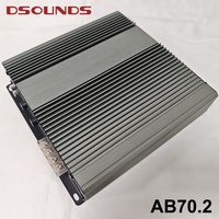 Amplificateur de voiture classe AB 70.2 avec gamme complète et bonne qualité Amplificateur de puissance stéréo de voiture à 2 canaux pour haut-parleur de composant de voiture