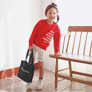 New Goods Children's Oversized Drop Shoulder No Drawstring Hooie Sweatshirt - Product Image 2