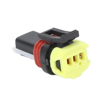 Connecteur Électrique Automobile Femelle Étanche Honha 3 Broches avec Contact en Laiton PA66, Modèle 12V 936527-2