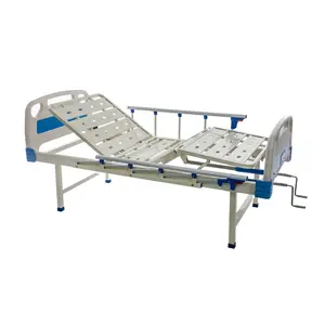 Patient Bed Hospital Hospital Equipment Patient Medical Furniture Manual 2 Functions For Health Care Securely Nursing Bed