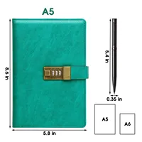 Libreta de Hojas Sueltas con Cubierta de Cuero/PU Estilo Americano y Europeo, Personalizada, A5, 240 Páginas, con Cierre Magnético, Agenda/Diario para Hombres y Mujeres, Incluye Regalo