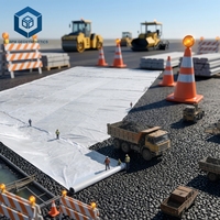 Tissu géotextile thermocollé pour drainage, destiné à la construction civile au Pérou