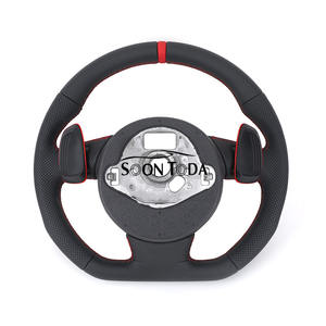 Volant modifié en fibre de carbone et daim noir SOON TODA pour <span class=keywords><strong>Audi</strong></span> A4 43 46 R8 <span class=keywords><strong>R9</strong></span> ZC-TT2-YD-T1019 - Product Image 1