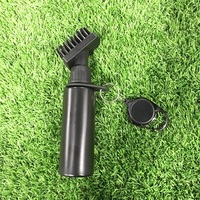 Brosse à eau rétractable pour club de golf, large couverture de nettoyage avec poils en nylon, acier et métal, nettoyant magnétique