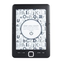 Lector de Libros Electrónicos BK6033 de 6 Pulgadas con Sistema Linux, Pantalla de Tinta Electrónica de 212ppi, Sin Luz Frontal, Biblioteca Integrada, PDF, TXT en Inglés, Chino, Japonés y Griego