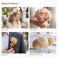 Arrangement de fleurs préservées directement de l'usine, cadeau romantique pour un anniversaire de mariage, vente au détail