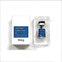 Étiquettes d'emballage pour flacons de peptides avec impression de logo personnalisé, 1 ml, 3 ml, 10 ml, boîtes en carton pour flacons individuels, hologrammes, emballages et étiquettes