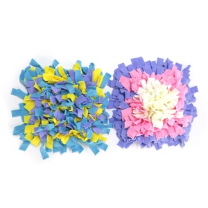 แผ่นดมกลิ่นสุนัขแผ่นนุ่มสำหรับฝึกสัตว์เลี้ยงจมูกมีกลิ่นเสื่อฝึกทักษะการให้อาหารสุนัขแผ่นรองเล่นของเล่นปริศนา - Product Image 6