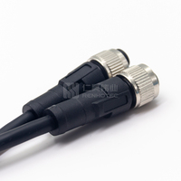 Connecteur M12 étanche IP67 pour trottinettes électriques, à 2, 3, 4, 5 ou 6 broches, M6, M7, M8, 5 broches, à monter sur panneau, pour câbles électriques