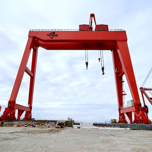 رافعة جسرية متنقلة مزدوجة العارضة لتصنيع السفن مثبتة على الأرض 5-15m Span CE معتمدة من 5-50 طن محرك/محرك/محمل - Product Image 5