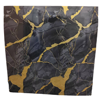 Autocollant mural géométrique 3D en gros, papier peint auto-adhésif en vinyle noir imperméable, à peler et coller pour la décoration de cuisine et de chambre