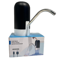 Meilleure Vente Pompe Distributrice d'Eau Portable 1-3 Gallons, Électrique Automatique Sans Contact Rechargeable USB avec Support en Plastique pour Bouteilles