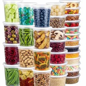 Contenants de stockage alimentaire à emporter étanches sans BPA de 32/16/8 oz, hermétiques, pour soupes - Product Image 1