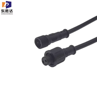 Connecteur LED M11 2 3 4 broches moulé avec câble fileté à sertir mâle femelle prise fil électrique IP67 étanche
