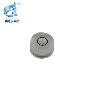 Nivel de burbuja circular de plástico Heng Da Shui Ping Yi, nivel de burbuja de grado DIY - Product Image 5