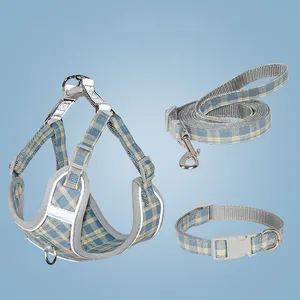 Mydays Outdoor riflettente all'ingrosso di lusso No Pull Pet Dog Lift zaino imbracatura collare gilet e guinzaglio Set