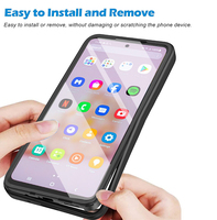 Coque arrière en TPU souple antichoc pour Samsung Galaxy A05S 4G A05 A15, couverture complète 2 en 1, étui de protection pour écran 360