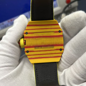 Reloj de Lujo de Alta Gama Estilo RM, Esqueleto, Esfera con Degradado Rojo y Amarillo, Mecánico Automático, Deportivo - Product Image 6