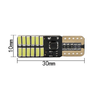 Bombillas para coche, luces de estacionamiento T10 24-bulb 4014, decodificador CANbus, luces de matrícula, luces pequeñas, luces modificadas para coche - Product Image 5