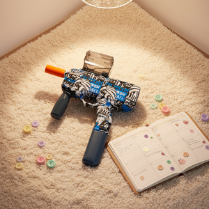 Pistolet à billes électriques <span class=keywords><strong>MP9</strong></span> pour l'extérieur, style garçon, jouet de tir <span class=keywords><strong>Airsoft</strong></span>, en plastique, alimenté par piles, jouet électronique - Product Image 3