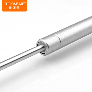 Tige de support à ressort à gaz en alliage d'aluminium argenté pour portes d'armoires et écrans pliants télescopiques - Product Image 1