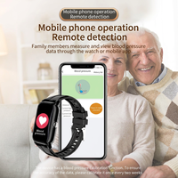 Montre connectée 4G pour personnes âgées avec suivi GPS, détection de chute, rappel de médicaments SOS, moniteur de tension artérielle pour seniors