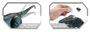 <span class=keywords><strong>Juguete</strong></span> de Dinosaurio <span class=keywords><strong>Robot</strong></span> con Control Remoto de 2.4GHZ, Dinosaurio Eléctrico que Camina con Luces, Sonidos y Spray - Product Image 4