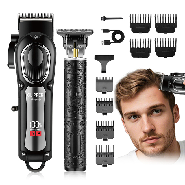 Professional Electric Hair for Clipper for Men New Customized Haircut Machine with Stainless Steel Blade for Home and Hotel Use