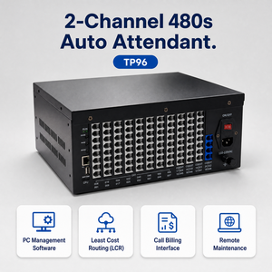 Sistem Telepon Hotel PABX TP96 96 Ekstensi 16 Jalur Trunk Sistem PBX Auto Attendant Caller ID LCR - Product Image 3