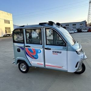 Triciclo Eléctrico C18 de Tres Ruedas Totalmente Cerrado, Mini Coche, Triciclo de Cuatro Ruedas - Product Image 3