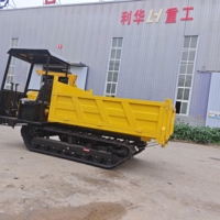 Mini dumper sur chenilles transporteur agricole dumper sur chenilles 4 tonnes auto-chargeant tout terrain diesel dumper sur chenilles en vente