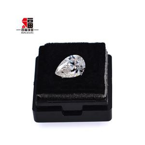 Joyería Baifu White Clear VVS DEF Moissanites de pera suelta - Product Image 1