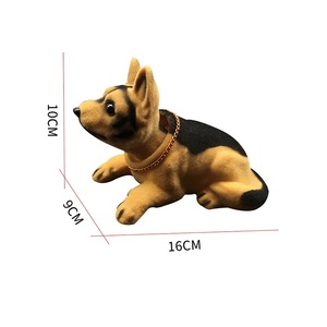 OEM Figurine de <span class=keywords><strong>chien</strong></span> à tête oscillante en résine, amusante et mignonne, pour tableau de bord de <span class=keywords><strong>voiture</strong></span>, intérieur de véhicule et maison, jouet à tête qui bouge - Product Image 5