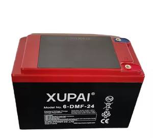 Xupai 6 Dmf <span class=keywords><strong>24</strong></span> Batterie pour scooter électrique 12v 24ah Batterie gel à cycle profond Batteries plomb-acide - Product Image 4