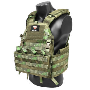 Gilet tactique de protection imperméable et léger en polyester avec système MOLLE, gilet d'entraînement camouflage - Product Image 2