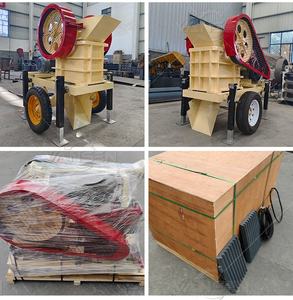 Kleiner tragbarer Asphalt-Steinbrecher Schlepp barer Steinbrecher Erz backen brecher - Product Image 2