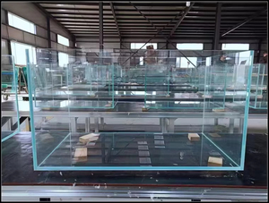Bể cá thủy tinh siêu trắng trong suốt, ít sắt, có thể tùy chỉnh kích thước lớn, dùng trang trí khách sạn, nước mặn. - Product Image 6