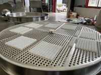 Tofu-Katzenstreu-Trommelsieb, Rotationssieb, SUS304 Edelstahl Tofu-Katzenstreu-Klassifizierungsgerät, Anpassbare Maschenweite