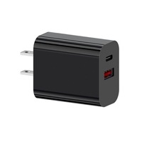 Chargeurs de téléphone Type C 20W pour 1Phone, chargeur EU US UK AU, adaptateur de voyage USB-C pour câble de téléphone pour 1Phone15 14